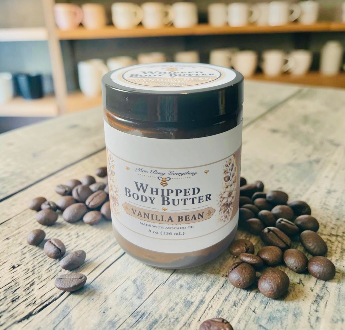 VANILLA BEAN WHIPPED BODY BUTTER 8 oz