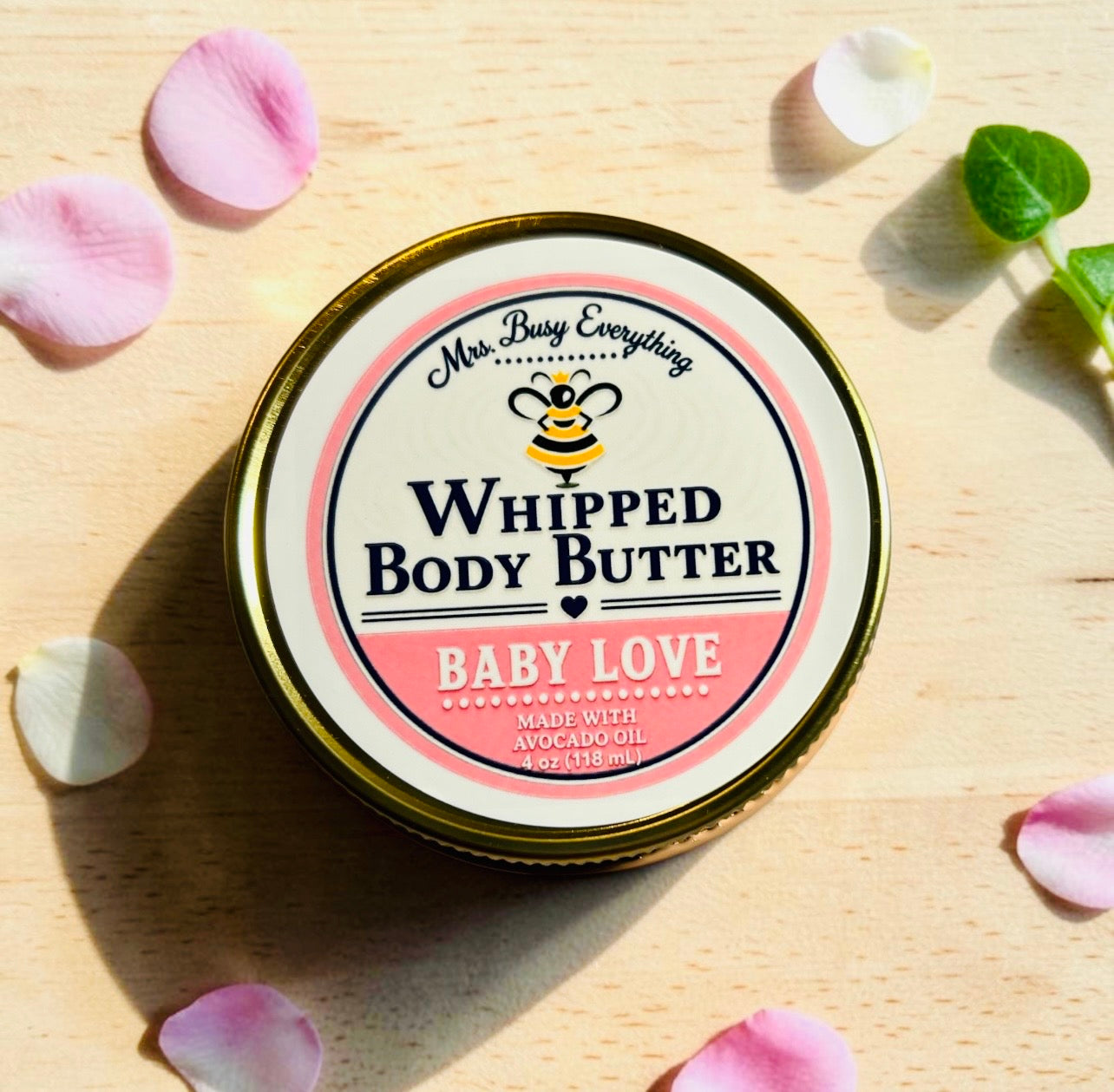 BABY LOVE WHIPPED BODY BUTTER 4oz