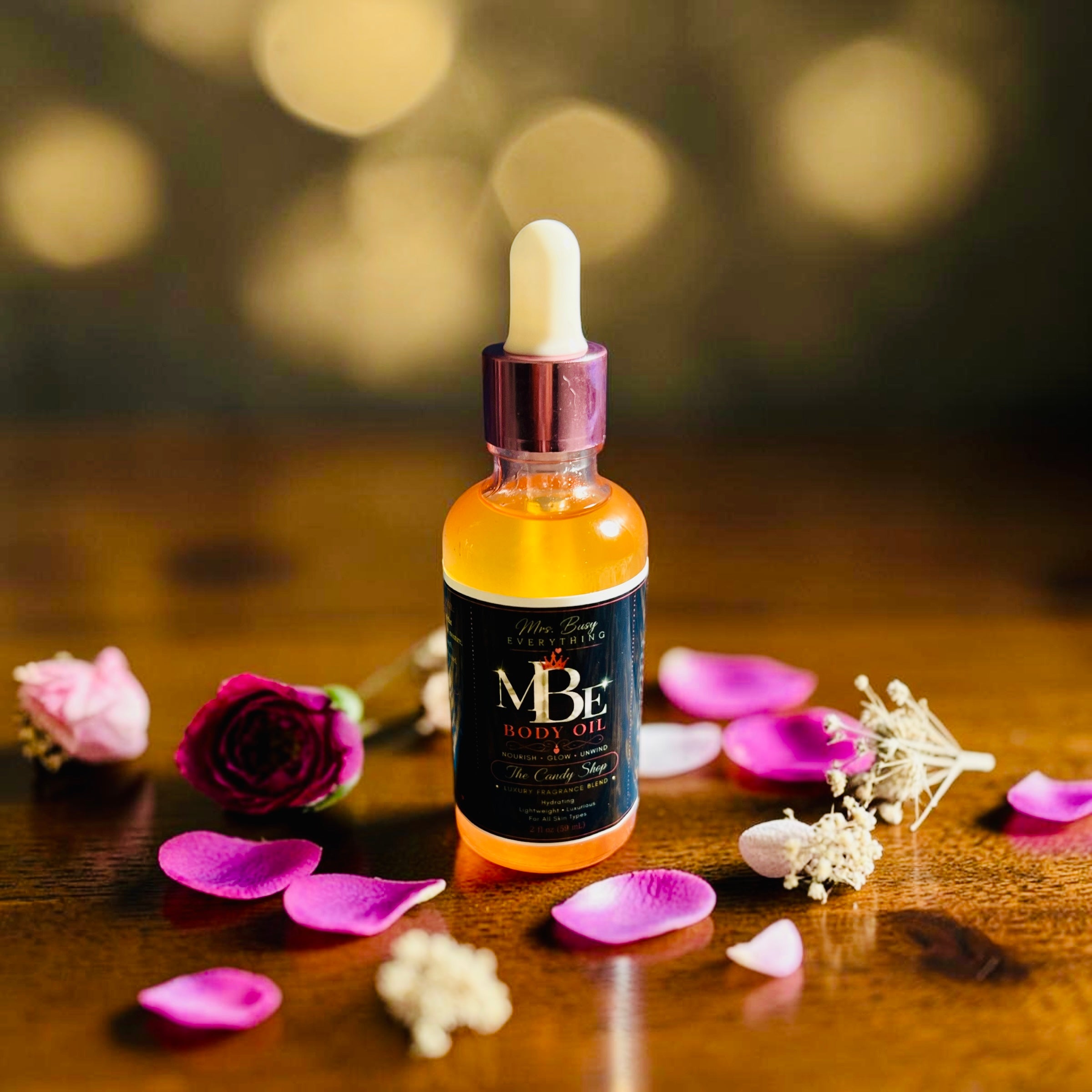 THE CANDY SHOP MOISTURIZING BODY OIL