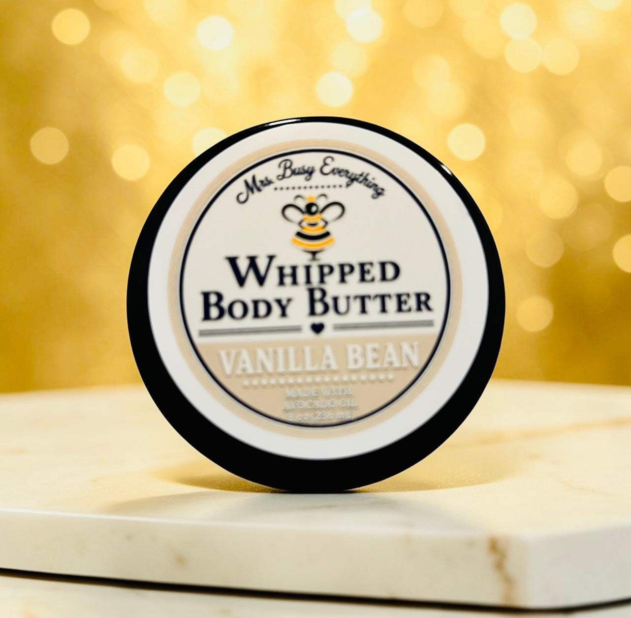 VANILLA BEAN WHIPPED BODY BUTTER 8 oz