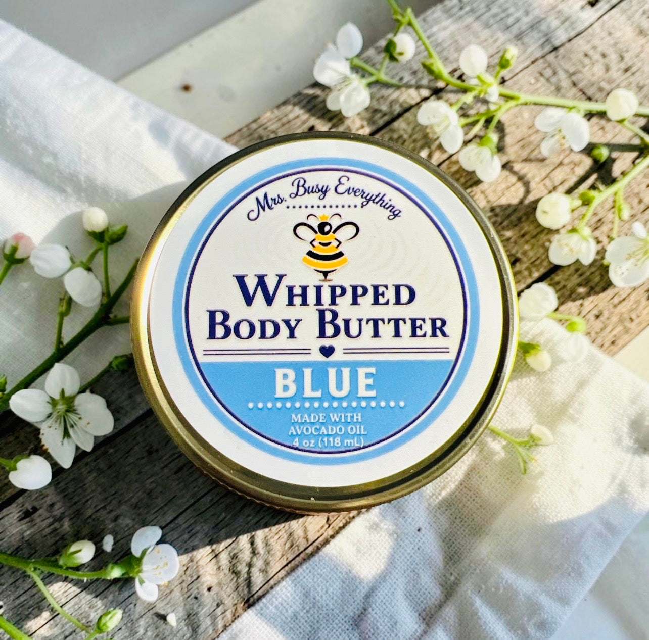 BLUE WHIPPED BODY BUTTER 4 oz