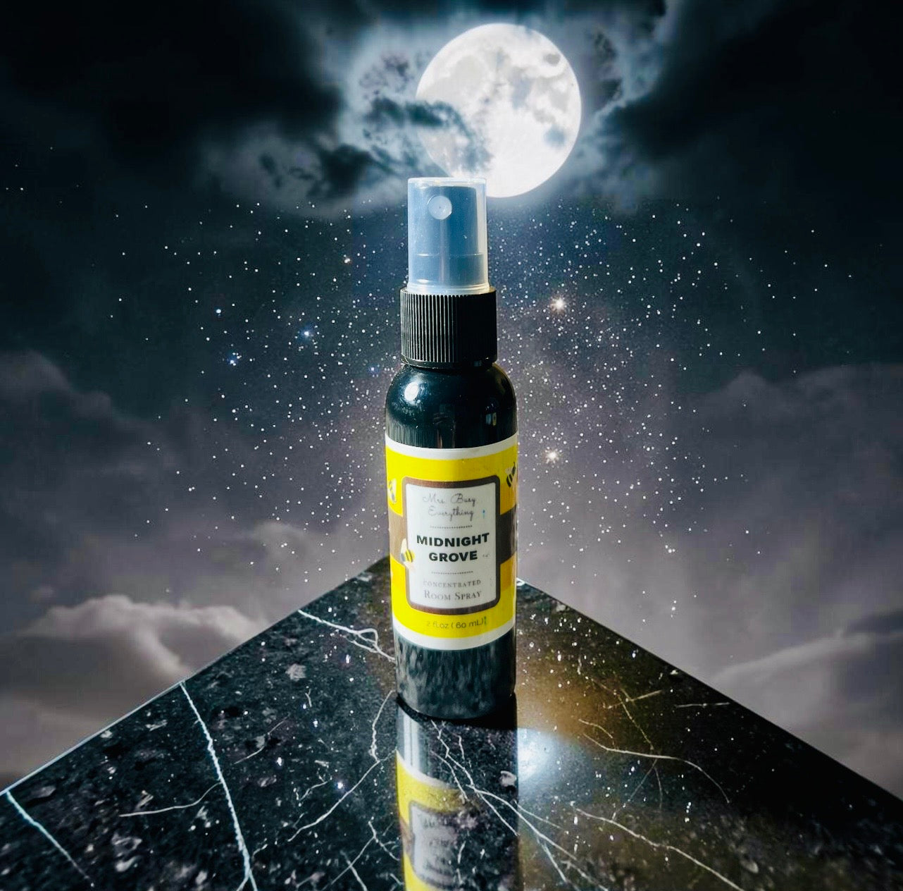 MIDNIGHT GROVE CONCENTRATED ROOM/ CAR SPRAY  Net wt 2 fl.oz