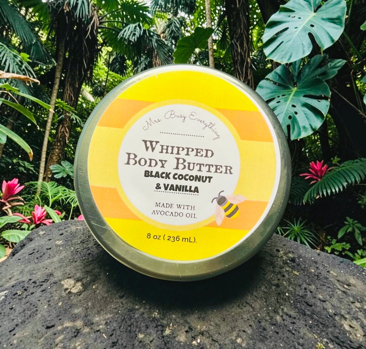 BLACK COCONUT & VANILLA WHIPPED BODY BUTTER 9 oz