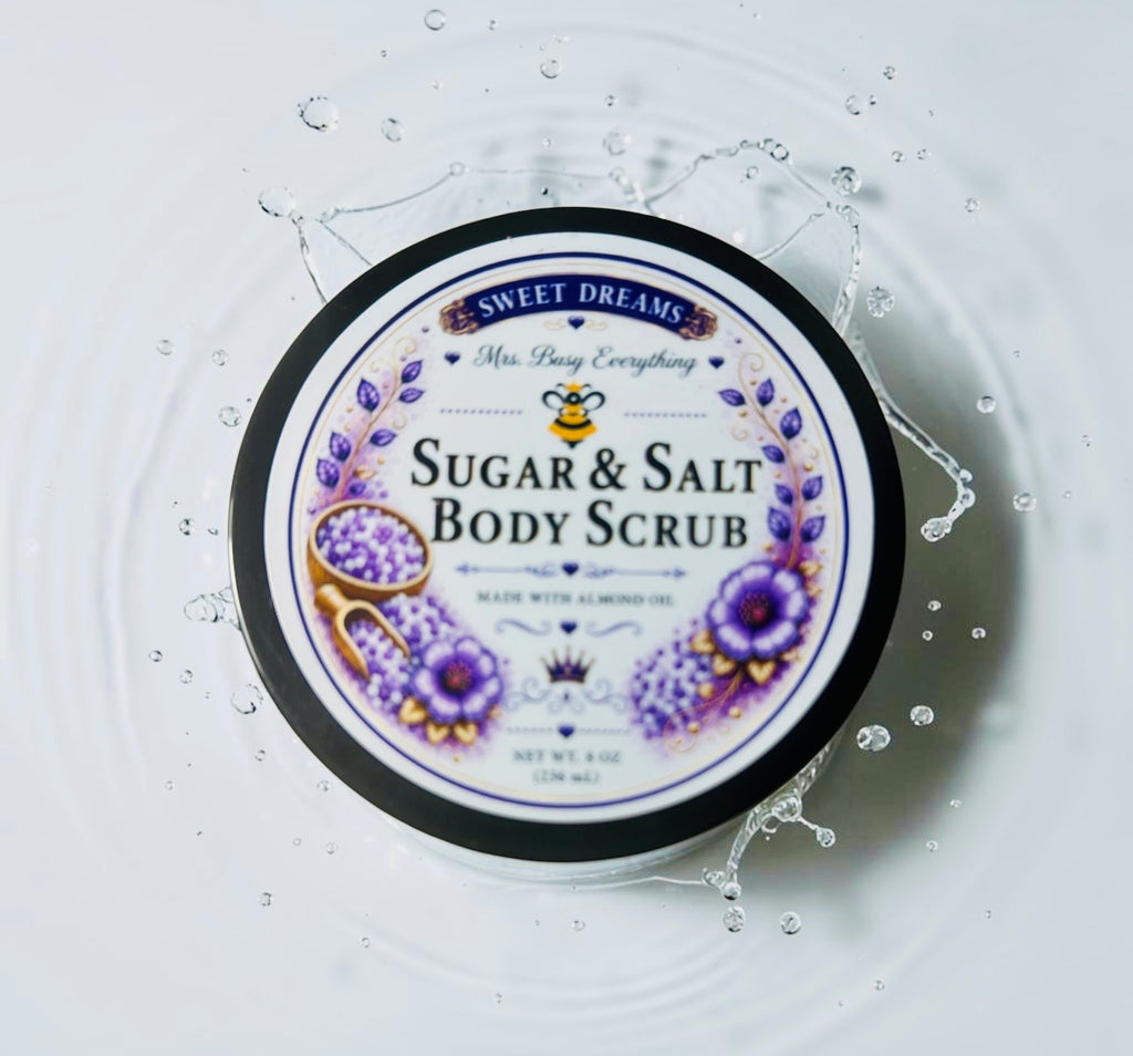 SWEET DREAMS SUGAR & SALT BODY SCRUB 8 oz