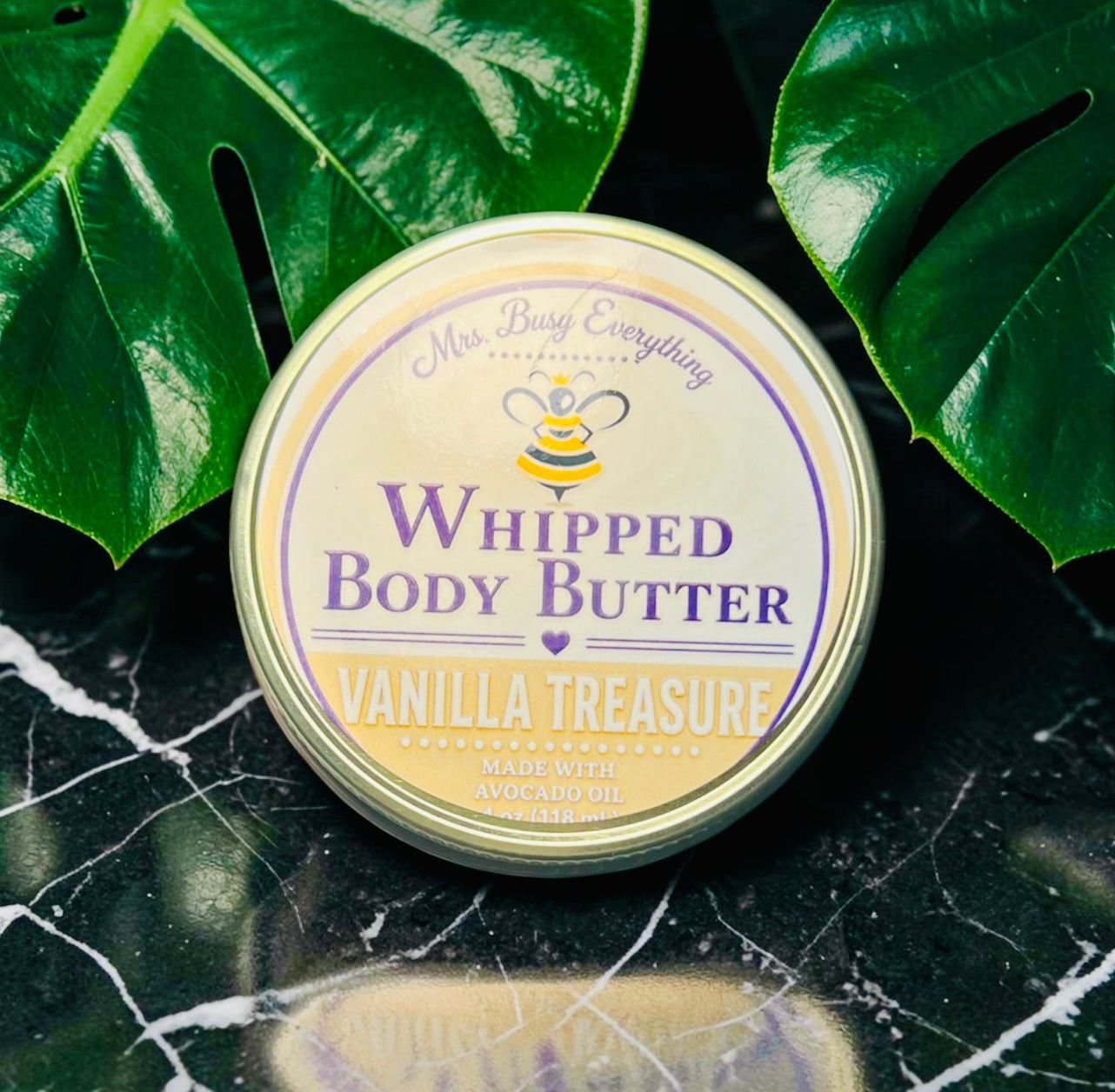 VANILLA TREASURE WHIPPED BODY BUTTER 4oz