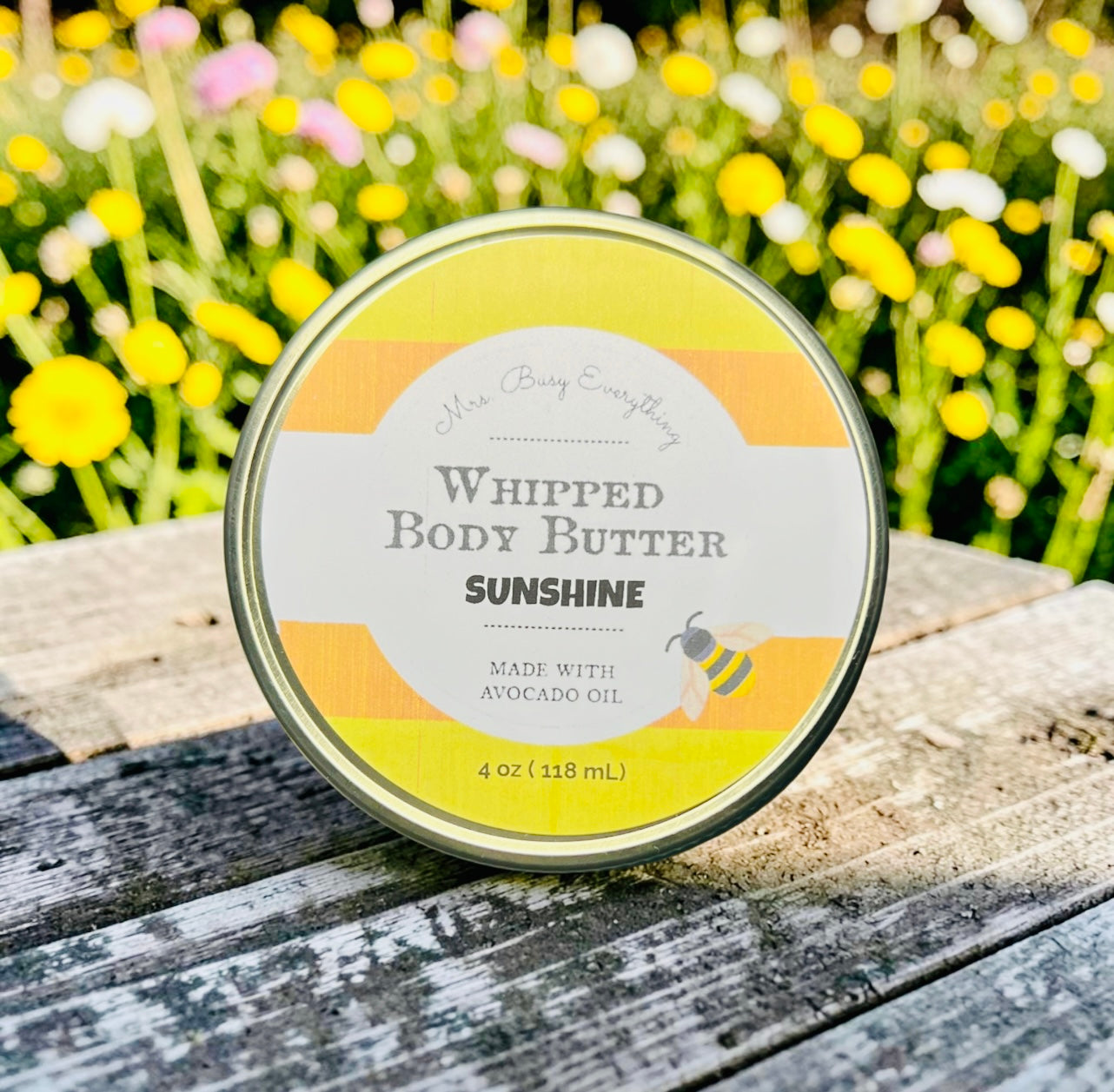 SUNSHINE WHIPPED BODY BUTTER 4oz